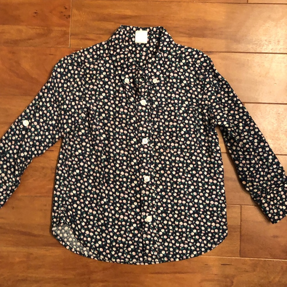 Gap Boys Floral Button Down